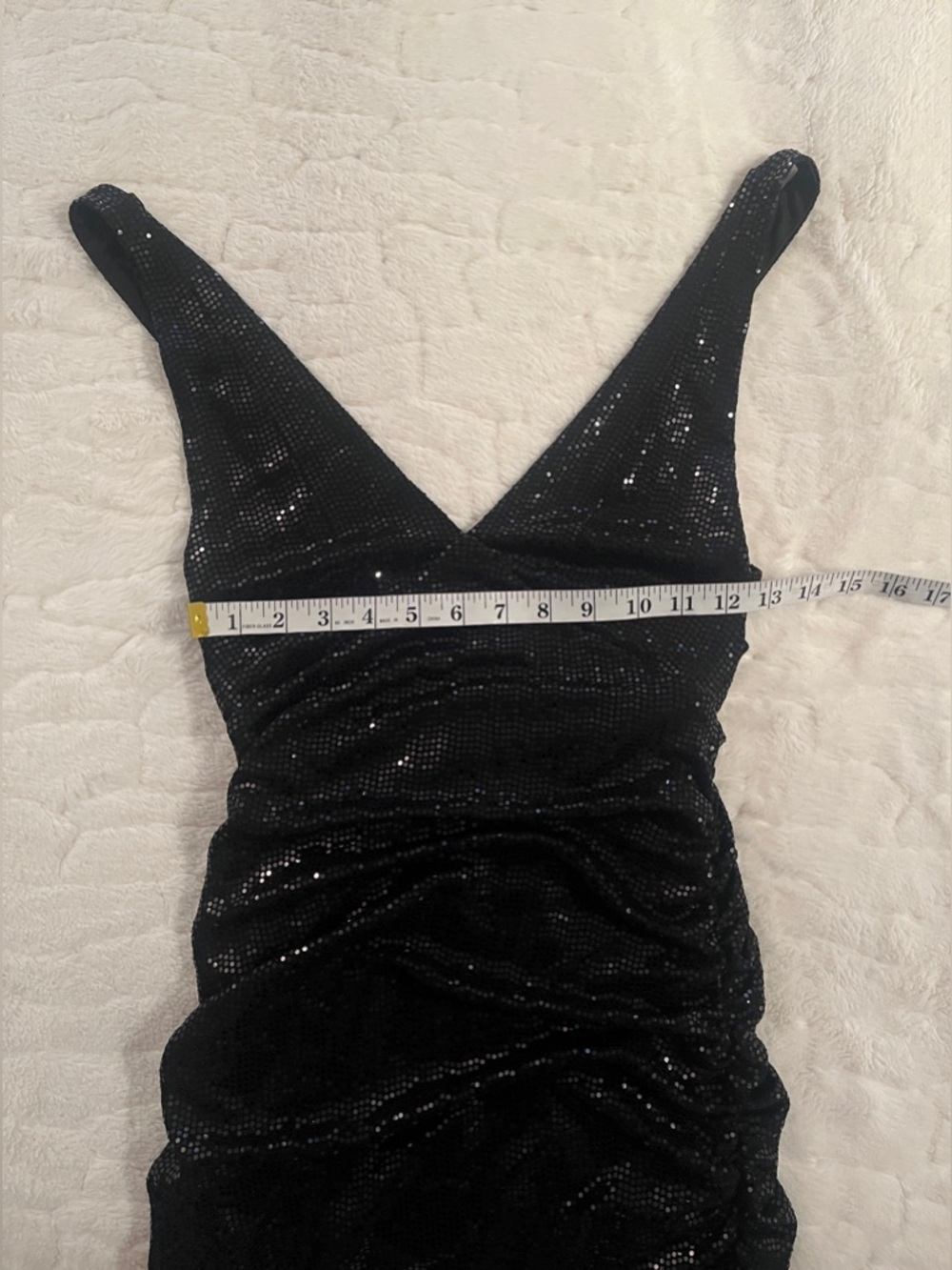 Urban Outfitters Black Sequin Mini Dress. Size S - Picture 6 of 8